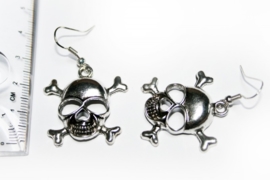 Earrings with Skulls [silver]