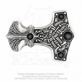 Alchemy England - BELT BUCKLE - Thor - Thunder Hammer