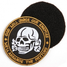 VELCRO PATCH - God Will Judge Our Enemies - We'll Arrange The Meeting