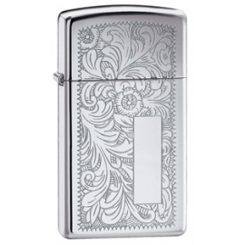 Zippo - SLIM - Venetian Chrome