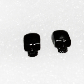 Shiny (black) Skull earstuds