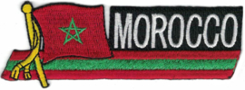 350 - PATCH - Waving Flag - MOROCCO - Maroc - Marokko