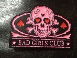 Belt Buckle - Bad Girls Club - Black/PINK