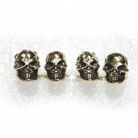 3-Fingerring with Skulls (gold)