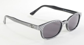Original X-KD's - Larger CARBON  Fiber Design Sunglasses - Carbon Frame & Smoke Lens