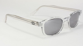 Original KD's - Sunglasses - CHILL - Clear Frame & Silver Mirror Lens