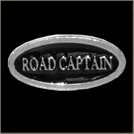 P181 - PIN - Metal Badge - Road Captain