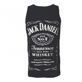 Jack Daniel's - Men's Top -  Black - Original Big Classic Logo