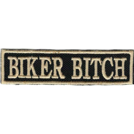 Golden PATCH - Flash / Stick - BIKER BITCH