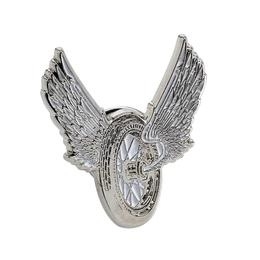 P117 - Small PIN - Winged Motorcyle Wheel