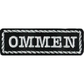 White PATCH - Flash / Stick with rope design - OMMEN