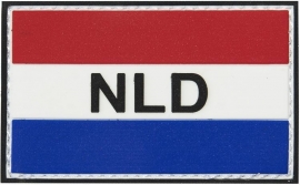 034 - VELCRO/PVC PATCH - HOLLAND Dutch Flag- Netherlands - Nederland - NLD