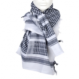 PLO Scarf - Arafat Shawl - Black & White