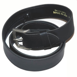 Buckle Belt - Leather - with hidden money compartiment