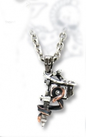 Alchemy England - UL13 - Tattoo Gun - Necklace & Pendant