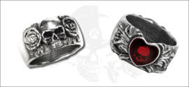 Alchemy England - RING - Skulls and a Broken Heart