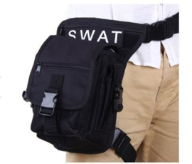 Hip Pouch / Leg Bag - SWAT - Black