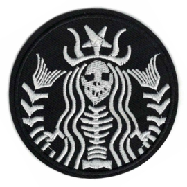 PATCH - STARBUCKS logo - Skeleton style - COFFEE