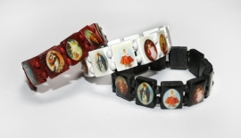 Holy Saints bracelet (red/brown) - GREE - GRATIS