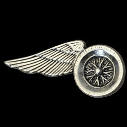 P147 - PIN - One-Winged Motorcycle Wheel