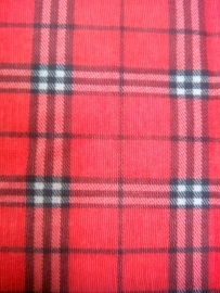 Motley Tube / Tunnel  - Red Tartan