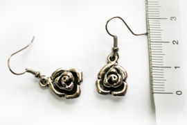 Earrings with Little Roses