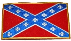 131 - PATCH - Rebel Flag with Crosses
