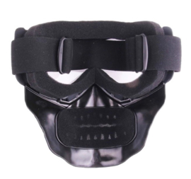 Skull Style Helmet Mask - Full Face - Smoke