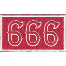 PATCH - White&Red - 666