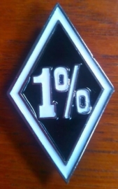 P165 - Large PIN - One Percenter - 1% Biker