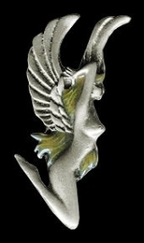 P133 - Large PIN - Blonde Angel / Goddess