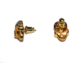 Golden Skull earstuds