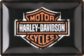 Harley-Davidson - Metal plate / Tin Sign - Logo Nostalgic Art