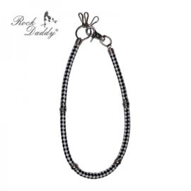 Rock Daddy - Black & White Wallet Chain