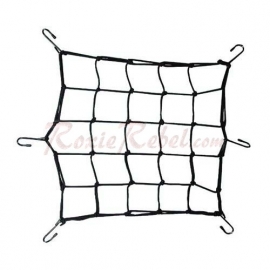 Black Cargo Net with 6 Hooks