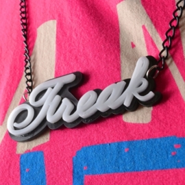 white Freak necklace