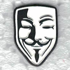 PIN - V for VENDETTA MASK - Guy Fawkes - Remember Remember ..