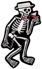 PATCH - Dancing Skeleton - SOCIAL DISTORTION - Smoking Hand Down