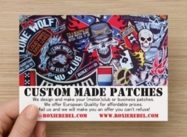 Large FrontPatch 20-pack (your design, text and colors)