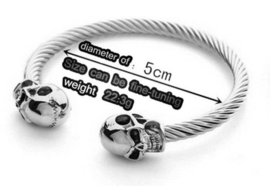 Skull Bracelet - Stainless Steel