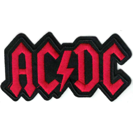 PATCH - AC/DC - AC-DC - ACDC - black and red letters