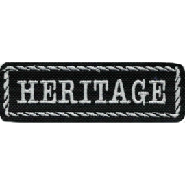 White PATCH - Flash / Stick with rope design - HD - HERITAGE