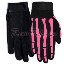 Mechanic Gloves - Pink Skeleton (only XS and S)