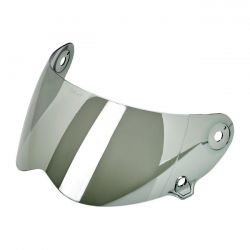 BILTWELL LANE SPLITTER ANTI-FOG FACE SHIELD - CHROME MIRROR