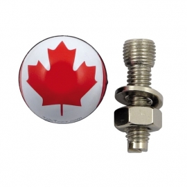 TrikTopz with License Plate Mounts - Valve Caps - Canadian Flags - Canada