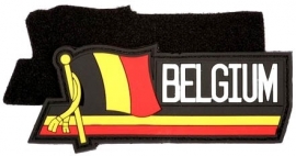 089 - VELCRO/PVC PATCH - Belgian Waving Flag - BELGIUM - Belgique - België