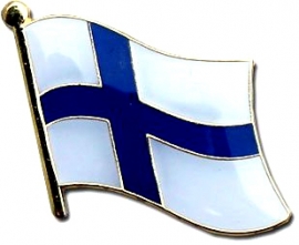 P200 - PIN - Waving Flag - Finland - Suomi