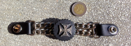 Vest Extender - Double Chain - Maltese Cross