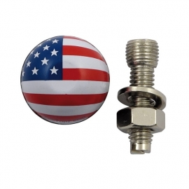 TrikTopz with License Plate Mounts - Valve Caps - American Flags - Stars and Stripes - USA