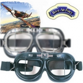 RAF/Red Baron-Style Goggles - Black